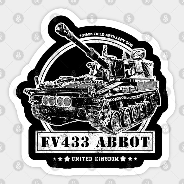 FV433 Abbot SPG Sticker by rycotokyo81